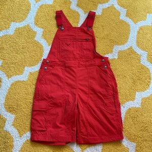 Duluth Trading heirloom gardening short overalls